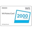 Wii 2000 Points Card