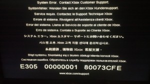 Xbox One Error e305